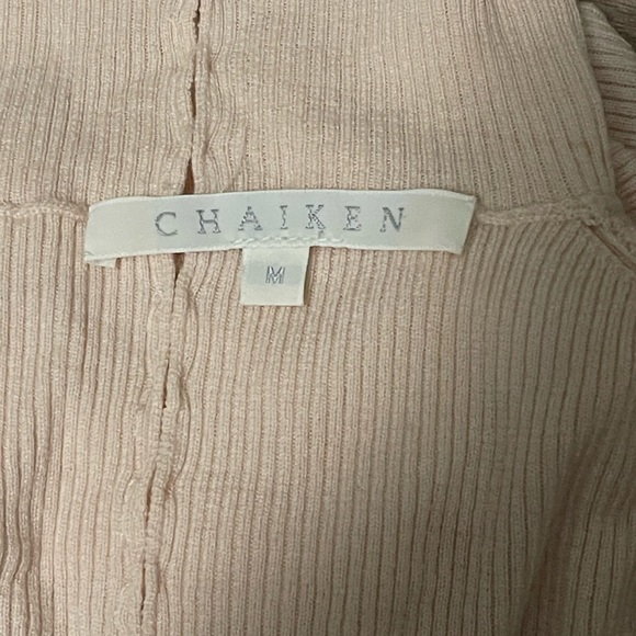Chaiken Medium Cream Turtleneck Top - Picture 4 of 4